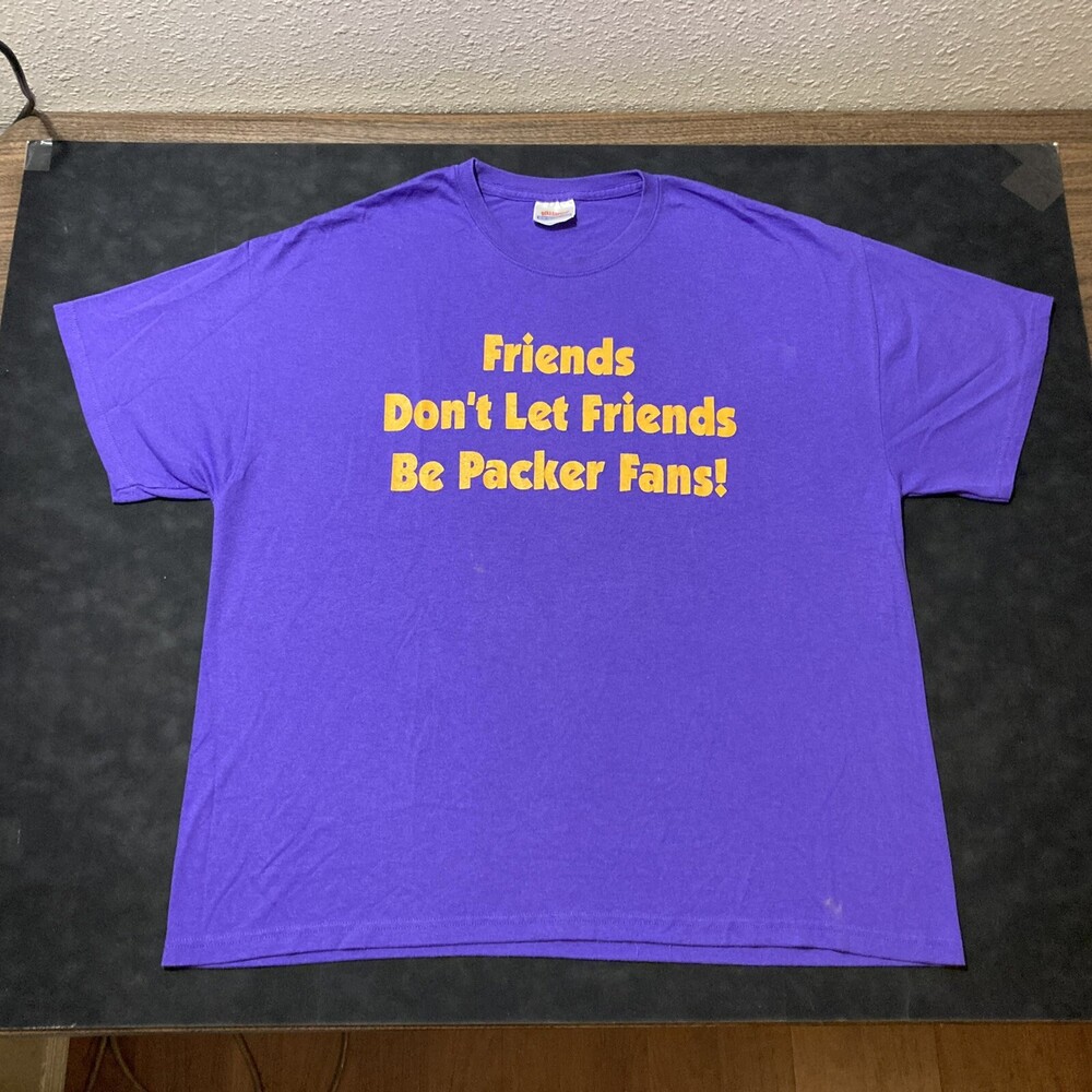 Vintage 90s Football T Shirt Mens XL NFL Saying Quote Packers